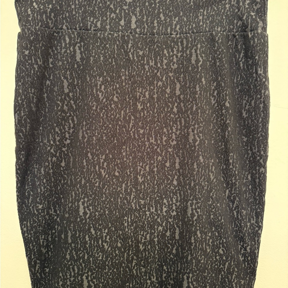 LuLaRoe Gray Patterned Pencil Skirt